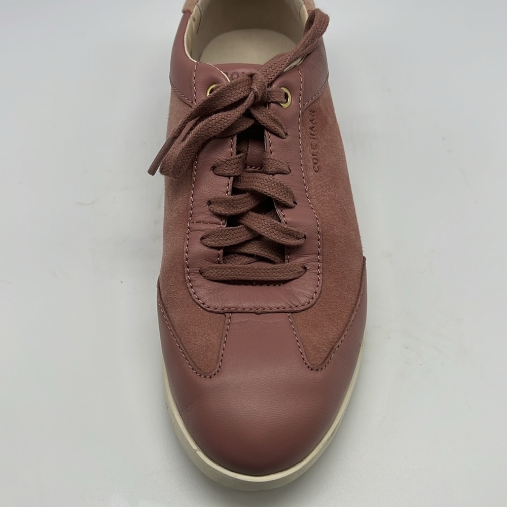 Cole Haan - Burlwood Grand Crosscourt Turf Suede Leather Sneakers Size 8 - Picture 12 of 16